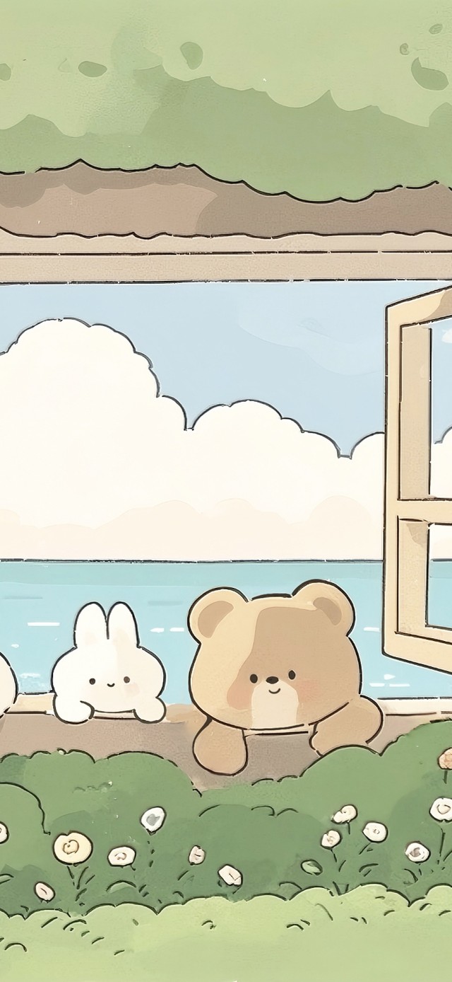 等风来的玻璃窗