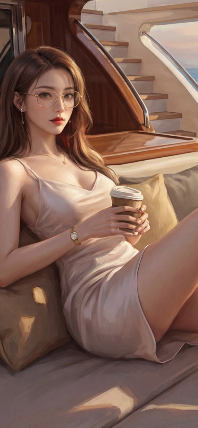 削肩细腰，长挑身材