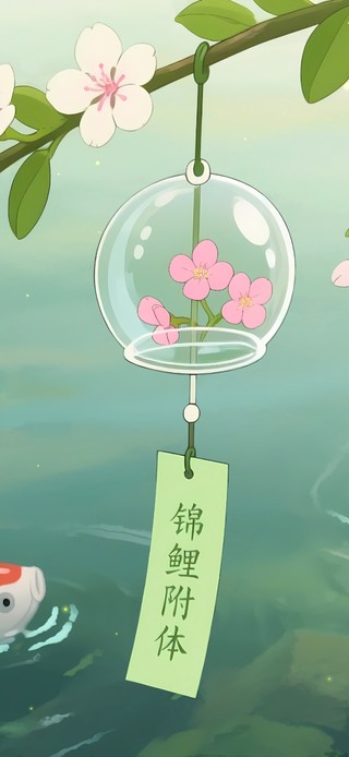 锦鲤附体风铃
