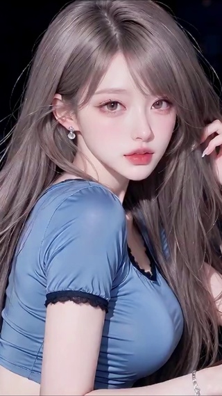 甜品店甜美少女