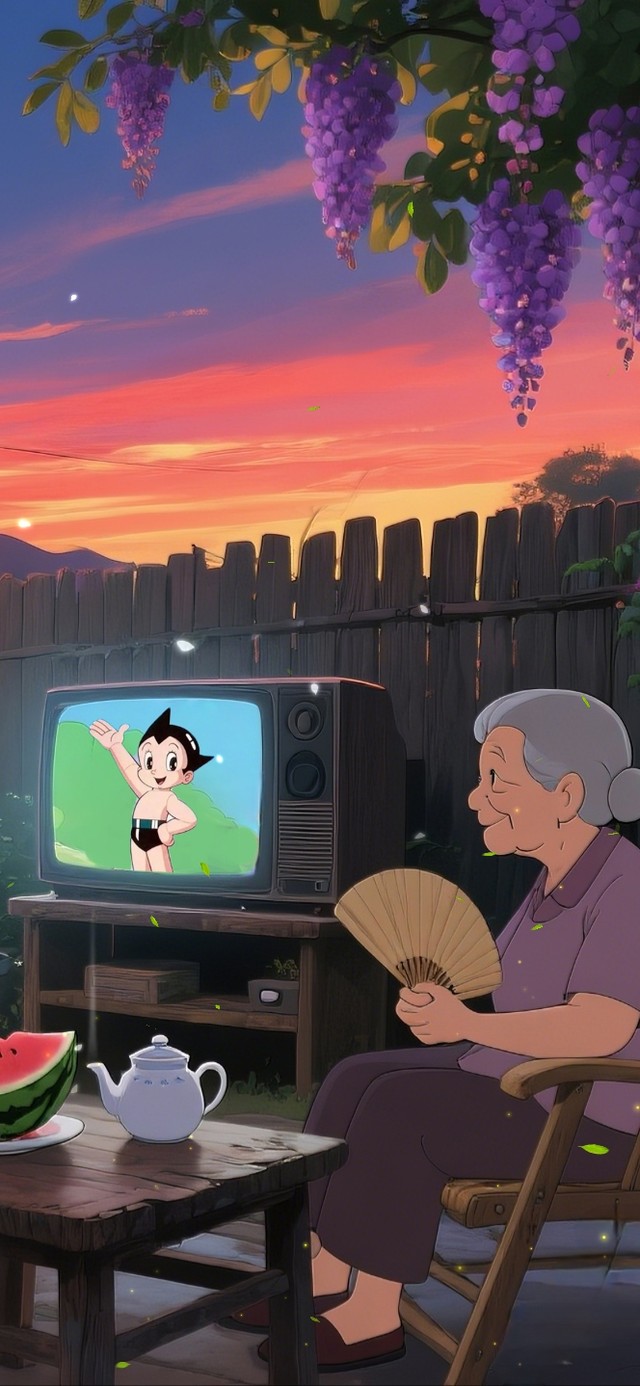 童年外婆家的小院