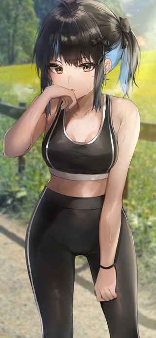 健身少女