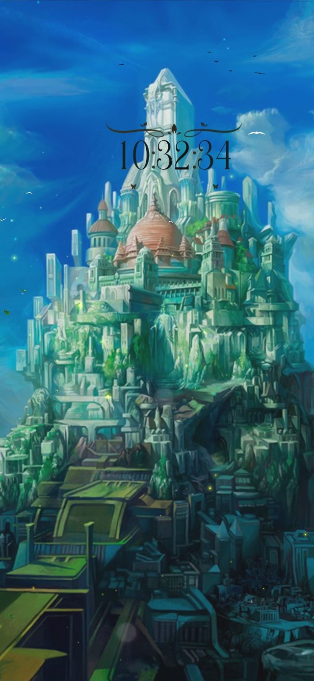 唯美治愈城堡风景