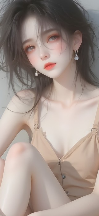性感清纯吊带裙女孩