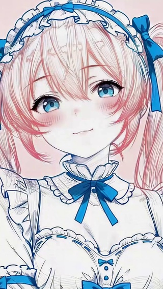 清新双马尾女仆