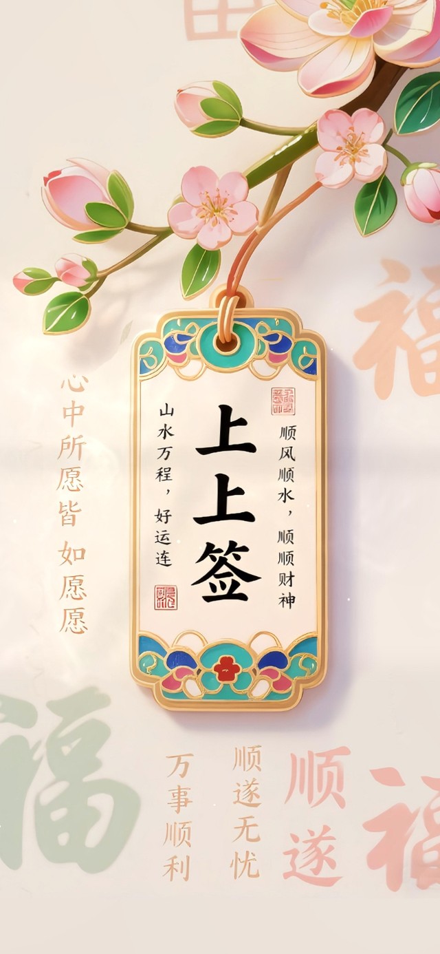 上上签 诸事皆顺