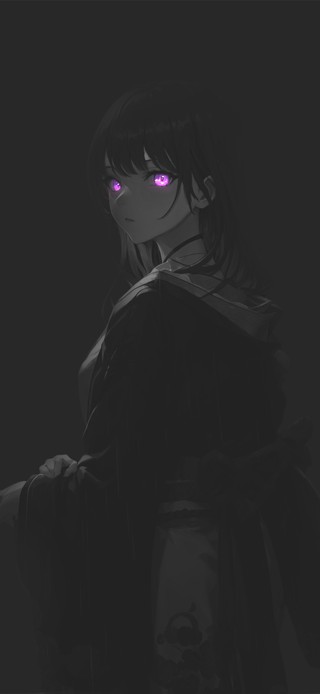 紫瞳美少女