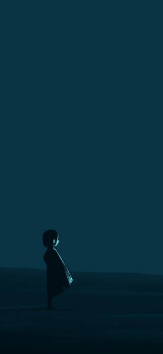 安静的月亮女孩
