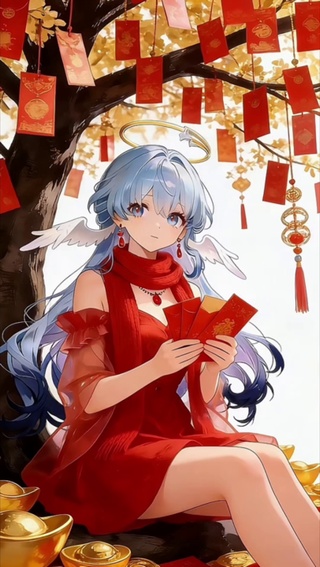 红包树下的祝福