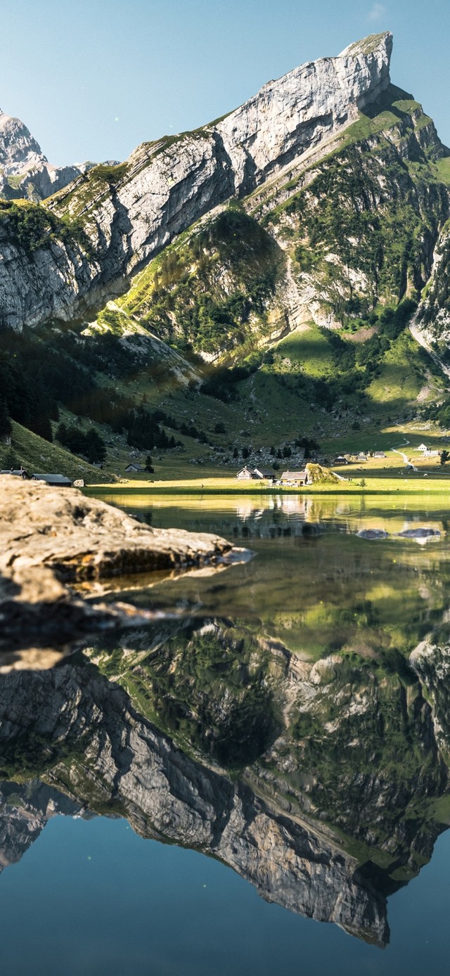 4K护眼青山湖泊