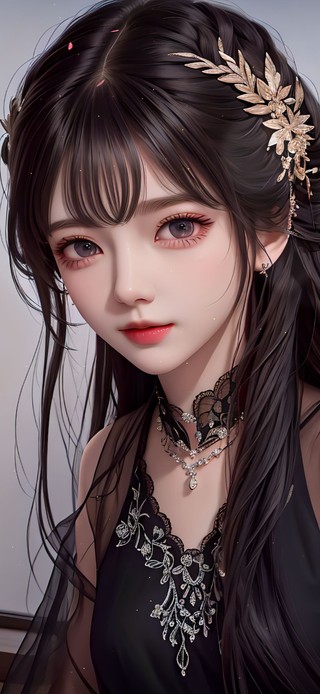 4k黑衣女孩230427