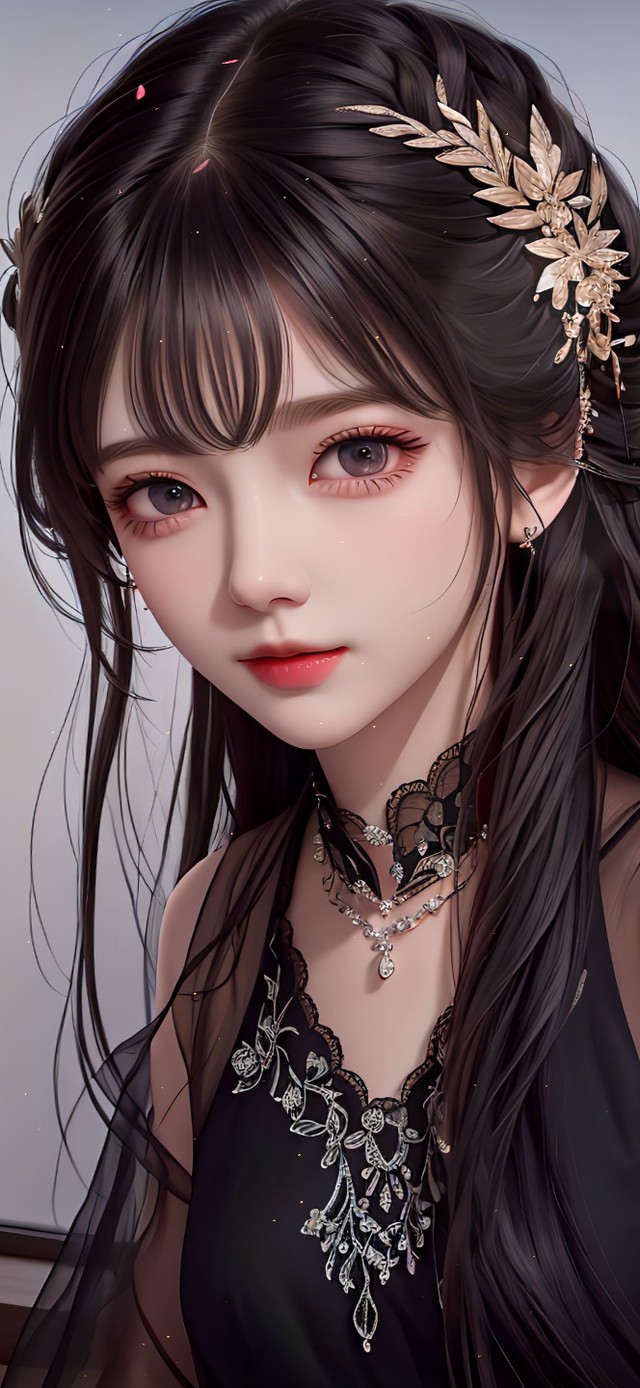 4k黑衣女孩230427