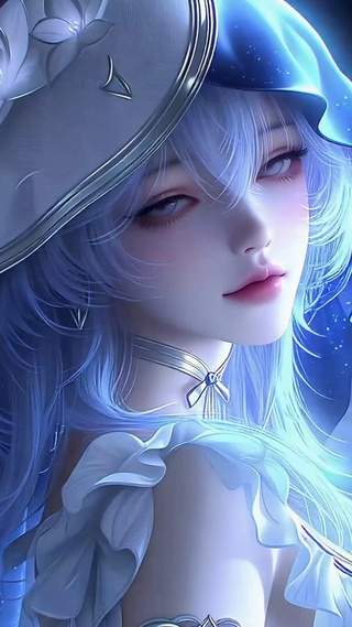 幽蓝莲海梦幻美少女守岸人