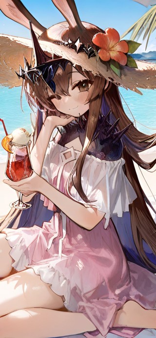 海边泳装少女-阿米娅