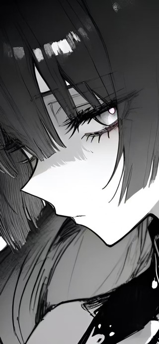 弗洛洛-黑白冷漠少女