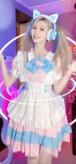 可爱乖巧二次元动漫美少女
