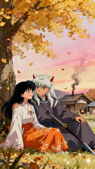 银杏树：犬夜叉与戈薇