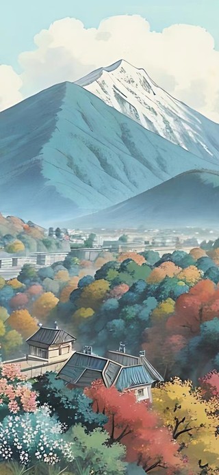 山水风景如画 