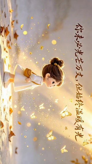 你未必光芒万丈但始终温暖有光