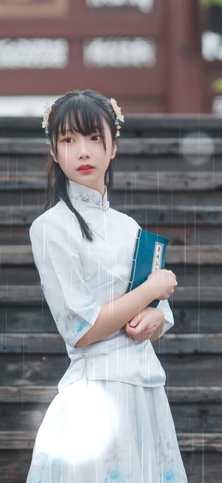 4K古风汉服美女