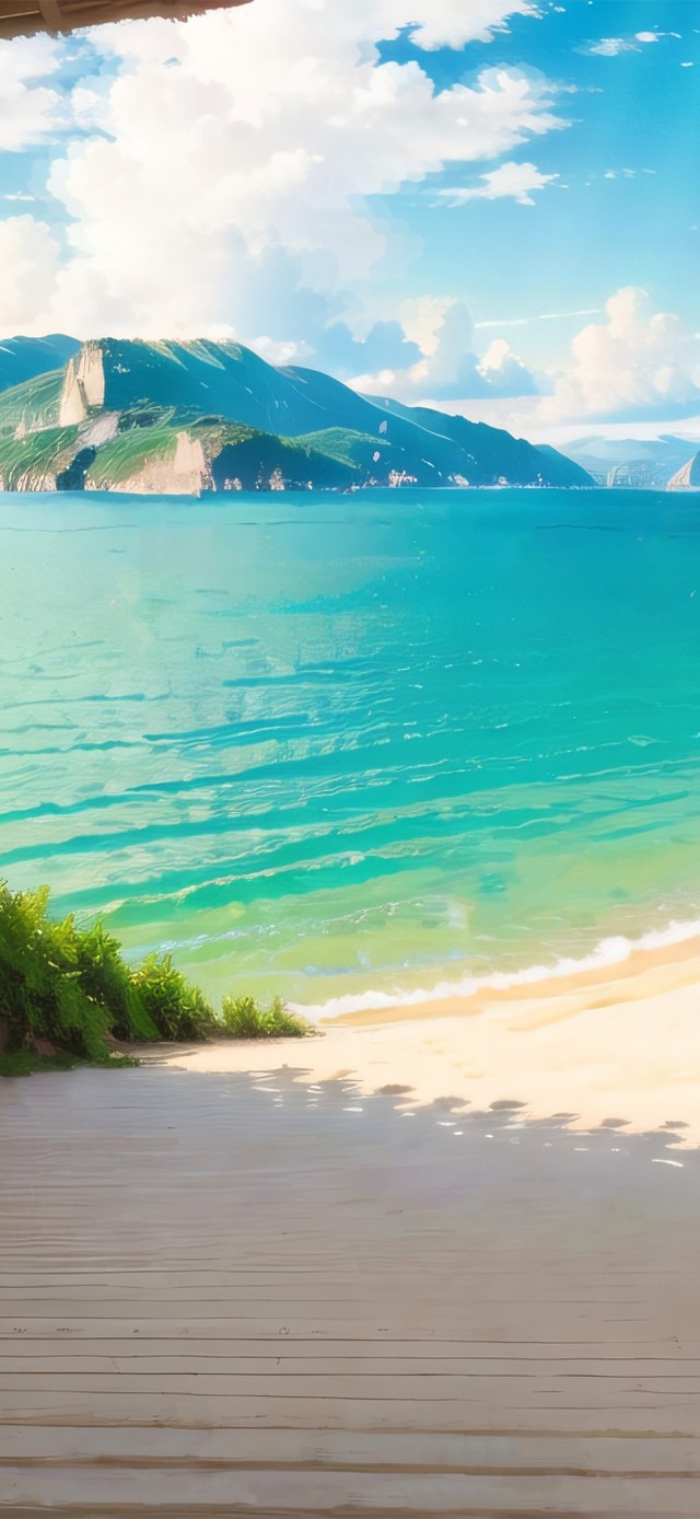 4K海边小镇