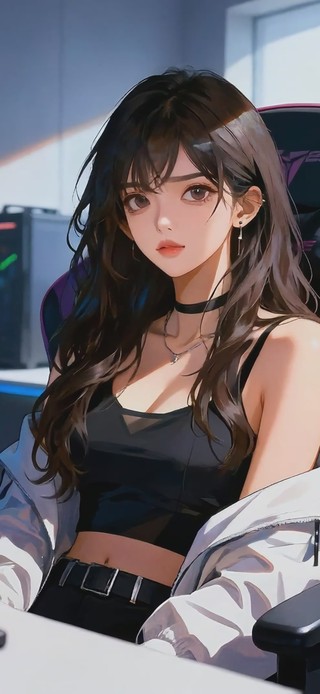 纯欲气质电竞美女