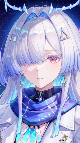 夜城极光银发少女莫宁