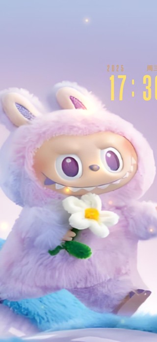 紫色拉布布