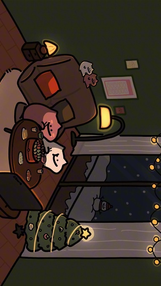 温暖治愈情侣小猫