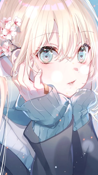唯美清纯春之少女