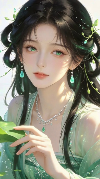 护眼治愈古风美女
