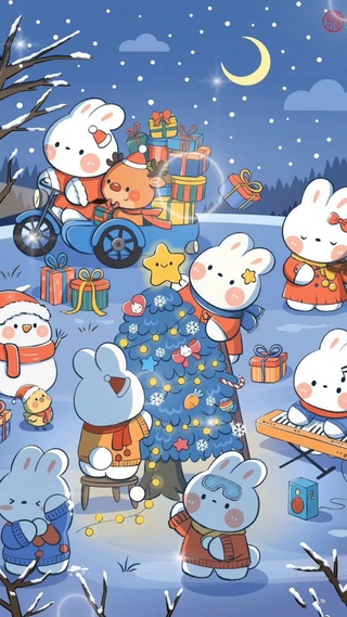 兔兔圣诞夜