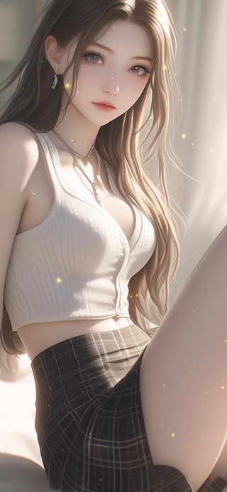 她的美是沉默，仿佛未完成画作