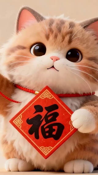 猫咪希望你快乐
