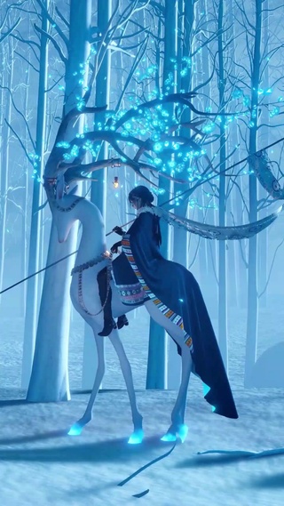 雪鹿行
