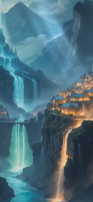 梦幻瀑布之城