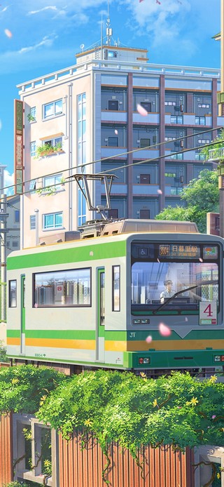 4k樱花城市