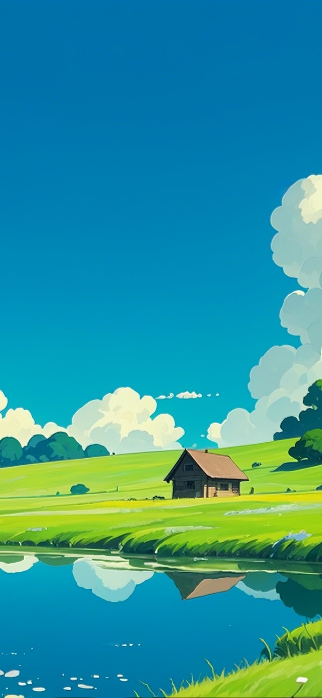 蓝天白云 水月镜花