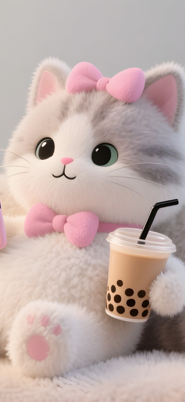 可爱休闲的猫咪