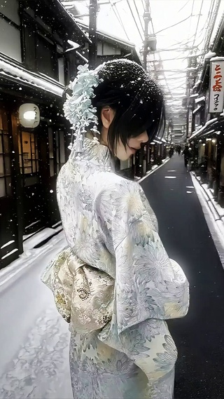 蛋某人和服女神——雪