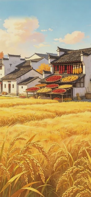 田园四季·秋 手机锁屏
