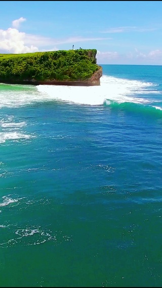 唯美大海海浪4K