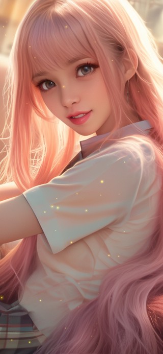 像午后橱窗里的人偶，美得安静
