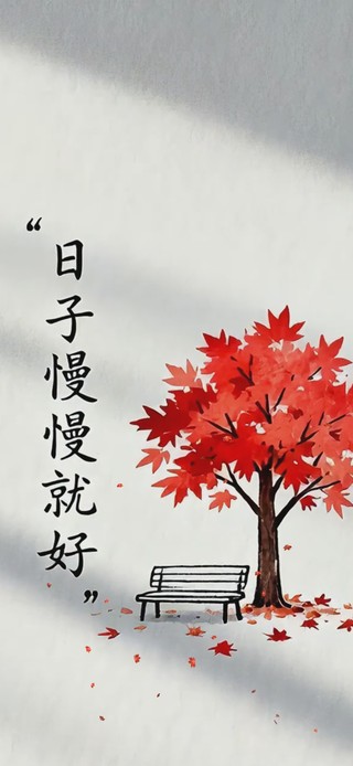清新枫树