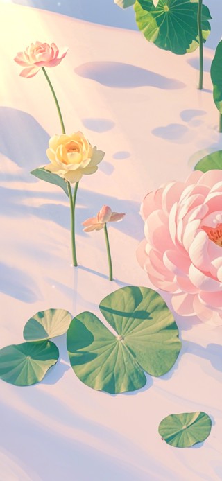 4K 水中花