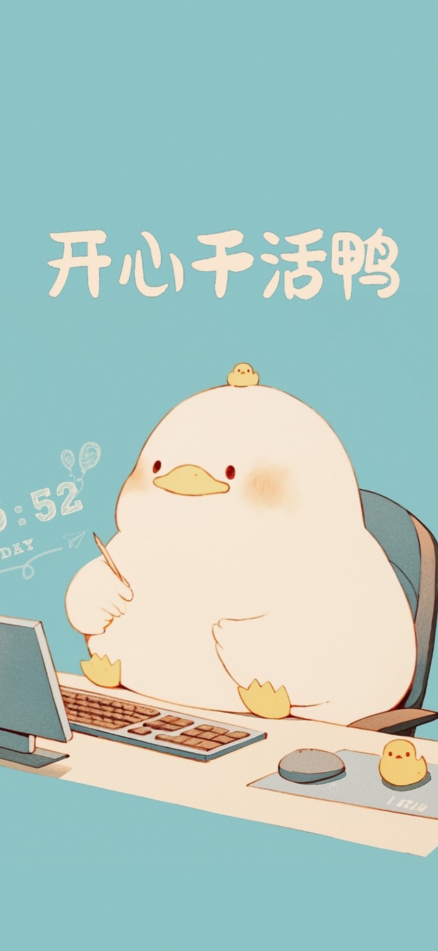开心干活鸭