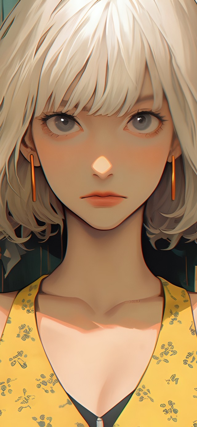 复古大眼美少女