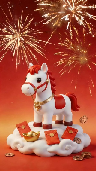 新年小马