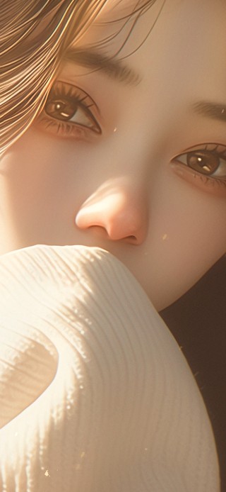 暖阳微醺少女