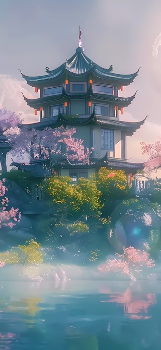 樱花古寺